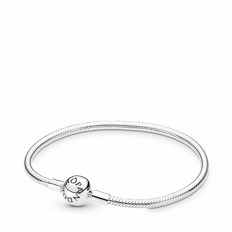 Pandora Australia Moments Snake Chain Bracelet - Sterling Silver | FKDNUZ580